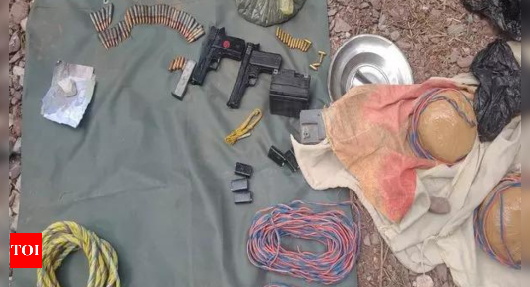 Terrorist hideout busted; arms, ammunition recovered in J&K’s Reasi | India News – Times of India