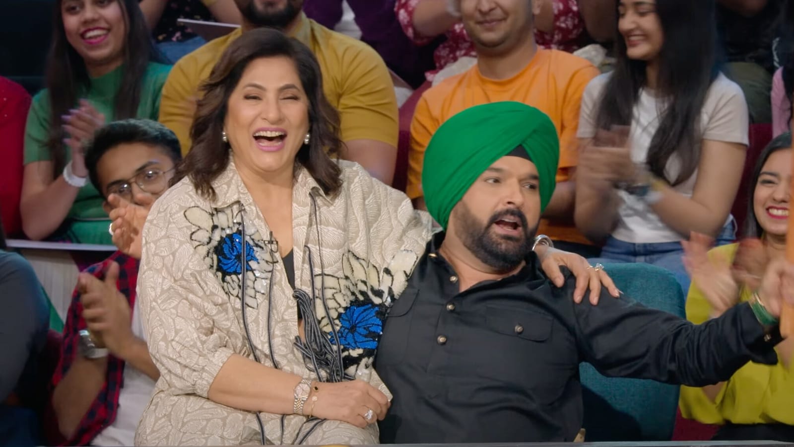 The Great Indian Kapil Show: Rohit Sharma, Shreyas Iyer reveal Team India's ‘sust murge’; Archana sits in Kapil's lap