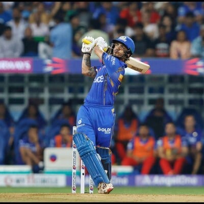 Top five highest successful run chases at Wankhede in Indian Premier League