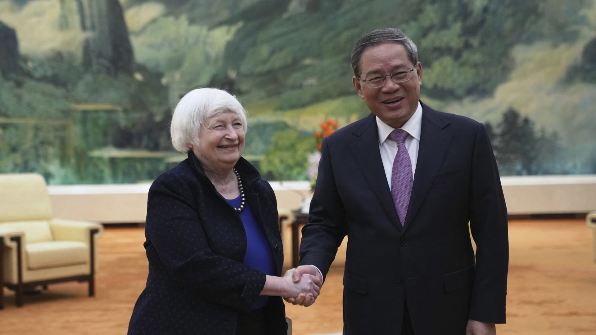 U.S. and China need ‘tough’ conversations, Yellen tells Chinese Premier Li
