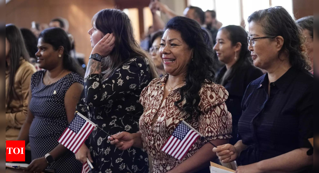 US has 46.2 million foreign-born, majority of whom are its citizens - Times of India