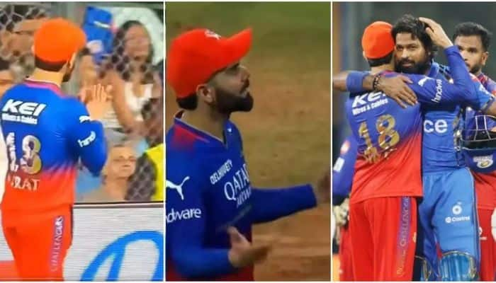 Virat Kohli Asks Wankhede Crowd To Stop Booing Hardik Pandya During MI vs RCB IPL 2024 Match, Video Goes Viral – Watch