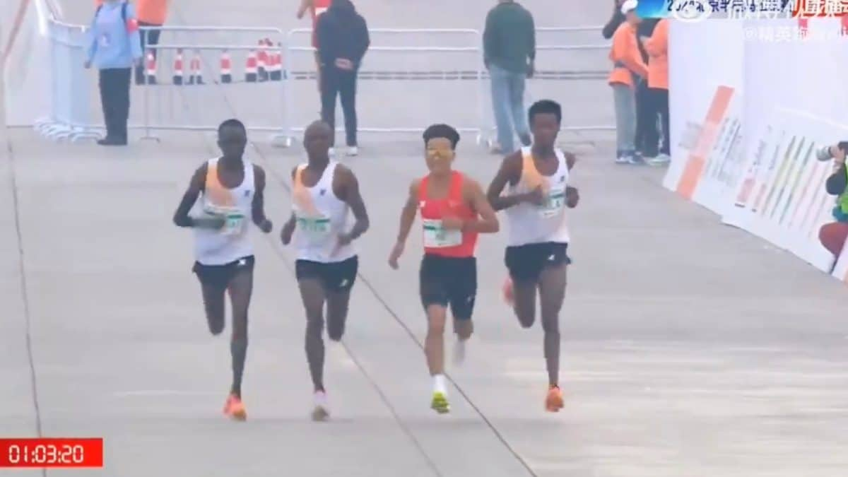 Watch: Three Africa runners allegedly allow Chinese athlete to win Beijing half marathon