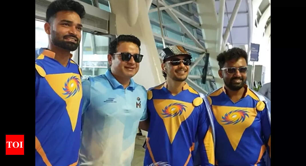 Watch: Why are some Mumbai Indians players wearing ‘Superman jumpsuits’ while travelling? | Cricket News – Times of India